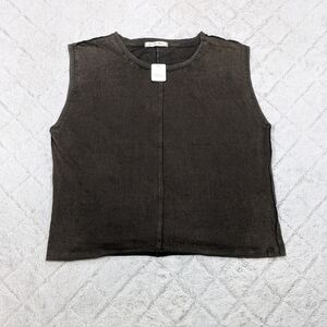 Free People Brown Sleeveless Top